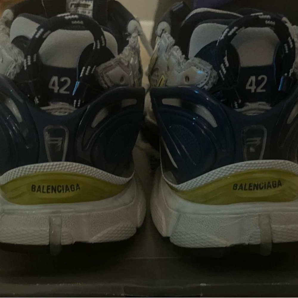 Balenciaga runner sneaker blue/yellow - Picture 3 of 4